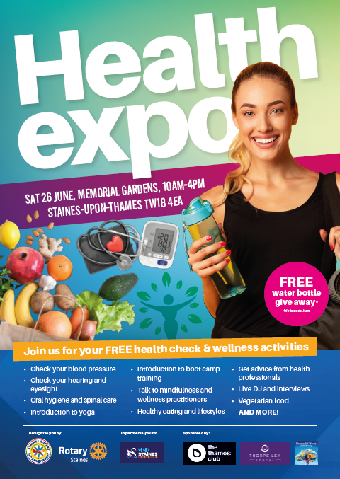 Flyer Front Cover Final Staines Rotary